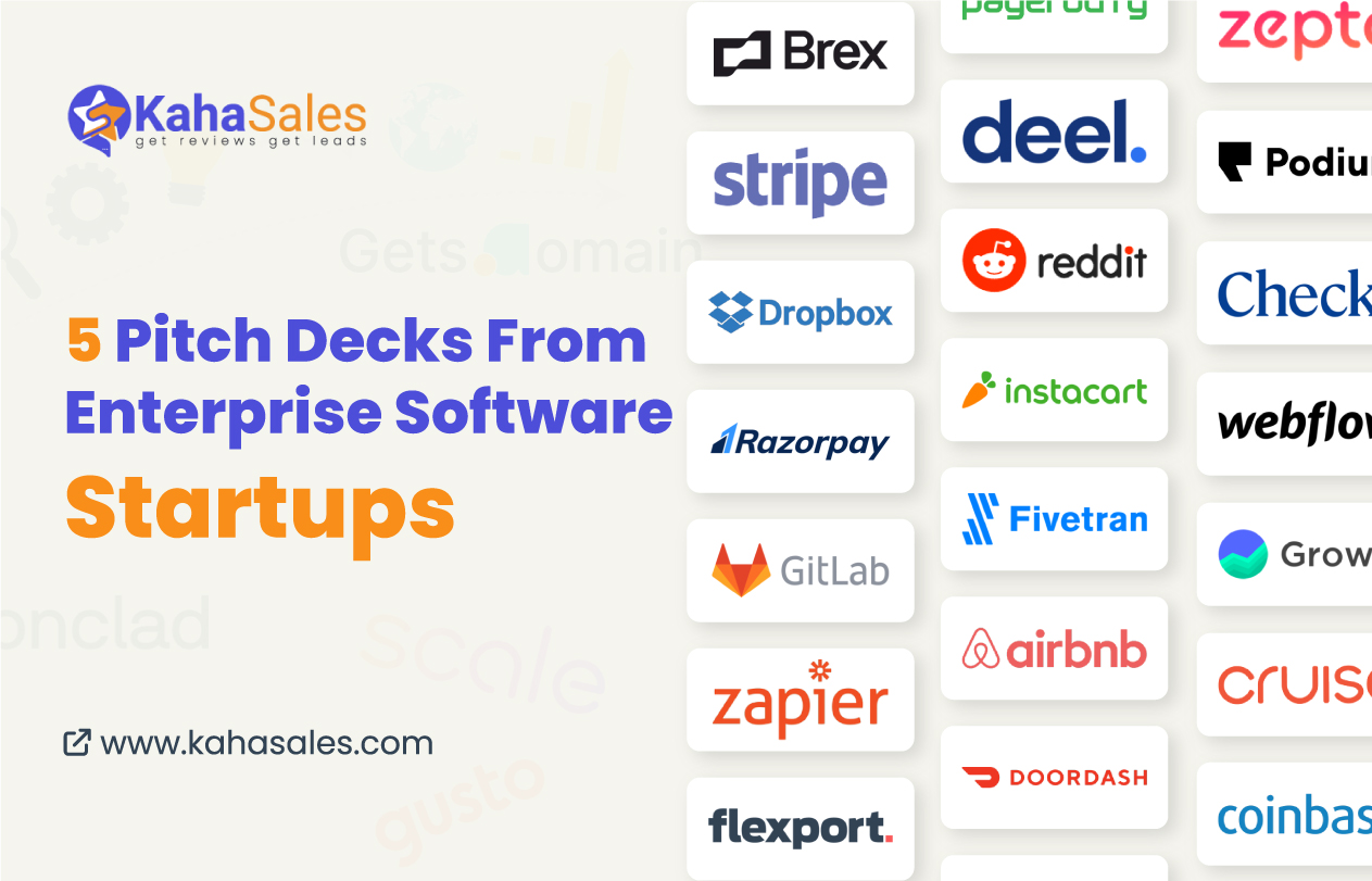 5 Pitch Decks From Enterprise Software Startups